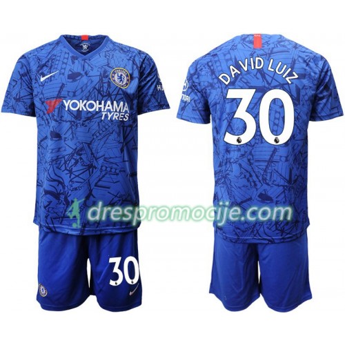 Chelsea Dres David Luiz 30 Dječji Domaći 2019/20 Kratkih Rukava Chelsea Dres David Luiz 30 Dječji Domaći 2019/20 Kratkih Rukava